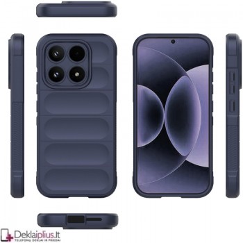 Magic Shield guminis dėklas - tamsiai mėlynas (Xiaomi 17) Magic Shield guminis dėklas - tamsiai mėlynas (Xiaomi 17)